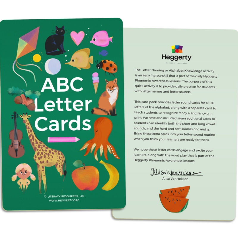 ABC Letter Cards Heggerty