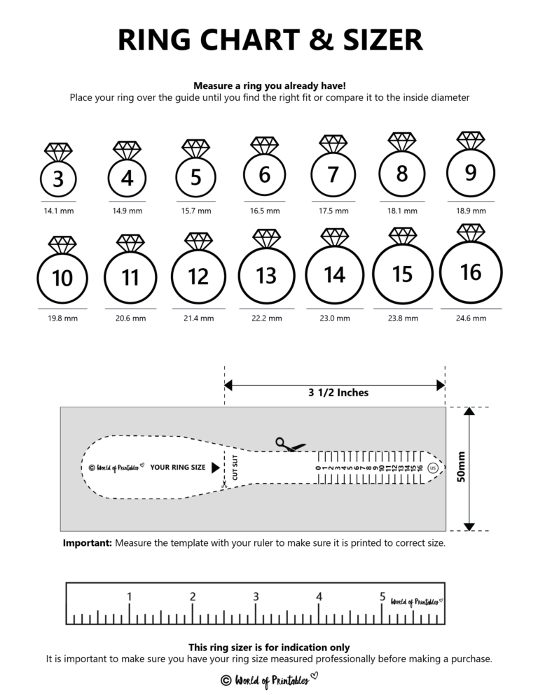 Actual Printable Ring Sizer Chart Online Finger Sizer Size Calculator Free Ring Sizer Online
