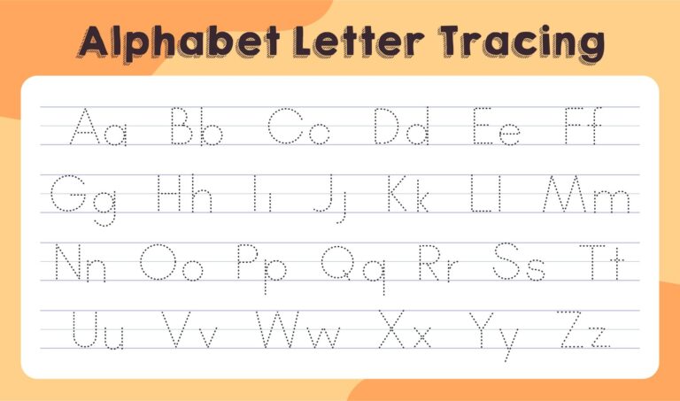 Alphabet Letter Tracing 20 Free PDF Printables Printablee