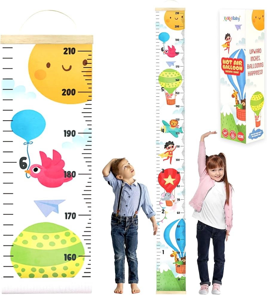 Amazon KooKooBaby Kids Growth Chart For Wall 82 Amazon KooKooBaby Kids Growth Chart For Wall 82