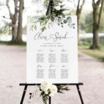 Amazon Personalized Wedding Guest Seating Chart Custom Guest List And Seating Table Chart Seating Chart Editable Seating Chart Printable Seating Plan Editable Wedding Poster Patio Lawn Garden