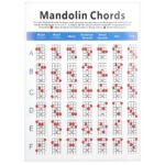 Amazon Practical Mandolin Chord Chart Fretboard Notes Coated Paper For Beginners Adult Decals Fingering Diagram Poster Coated Paper Musical Instruments