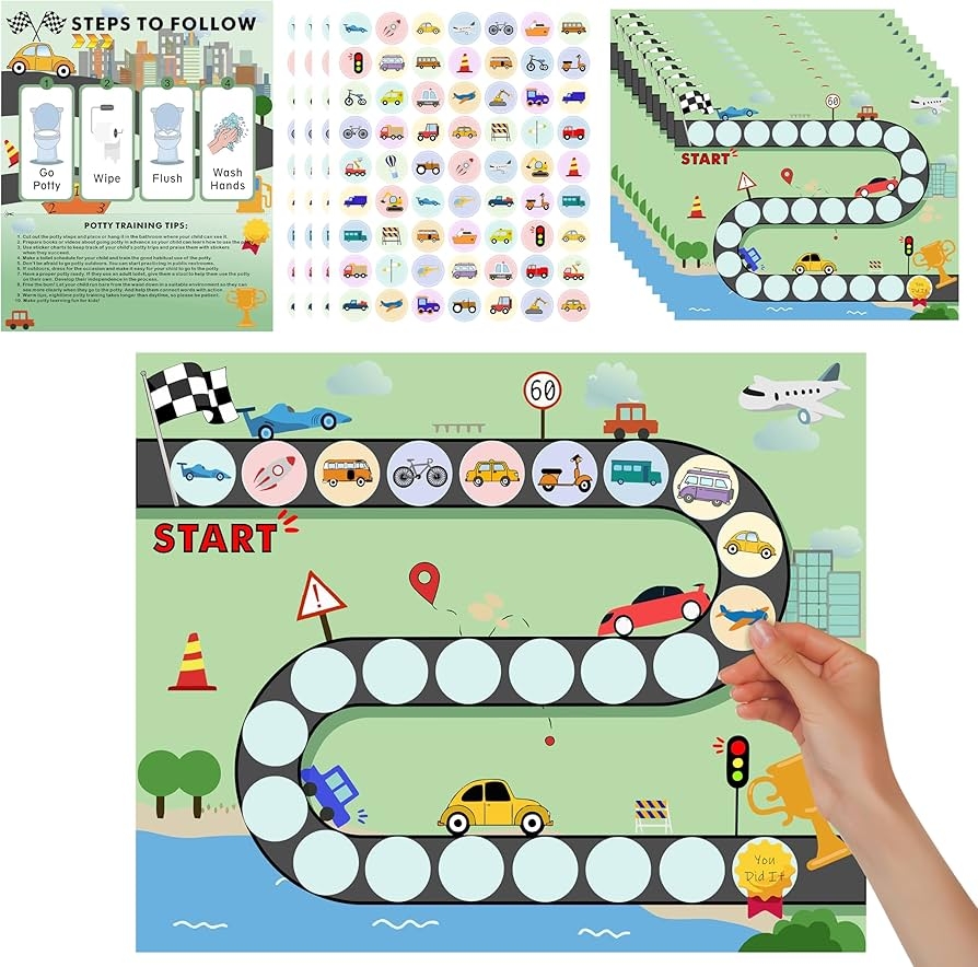 Amazon ZCCLINN 15PCS Cars Potty Training Chart Race Car Transportation Themed Potty Training Reward Chart With Stickers For Toddlers Girls Boys Vehicle Sticker For Kids Going Toilet Potties Trained Baby Amazon ZCCLINN 15PCS Cars Potty Training Chart Race Car Transportation Themed Potty Training Reward Chart With Stickers For Toddlers Girls Boys Vehicle Sticker For Kids Going Toilet Potties Trained Baby