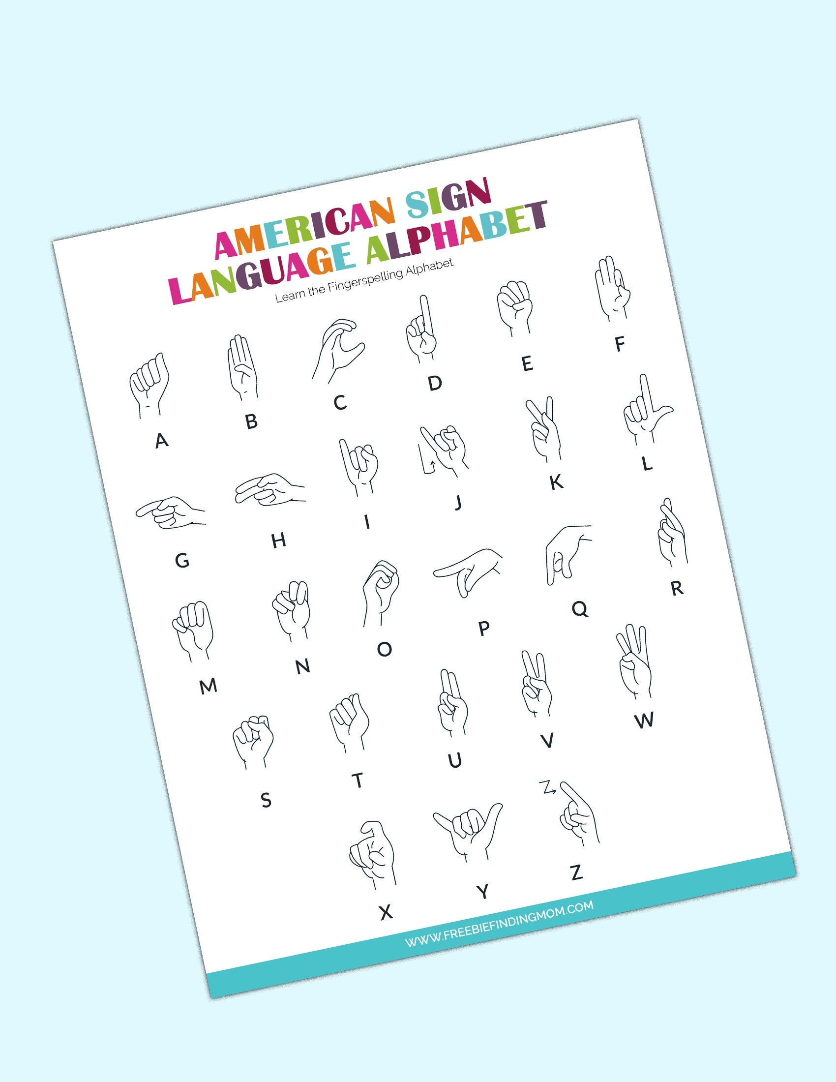 Sign Language Alphabet Chart Printable Free Sign Language Alphabet Chart Printable Free