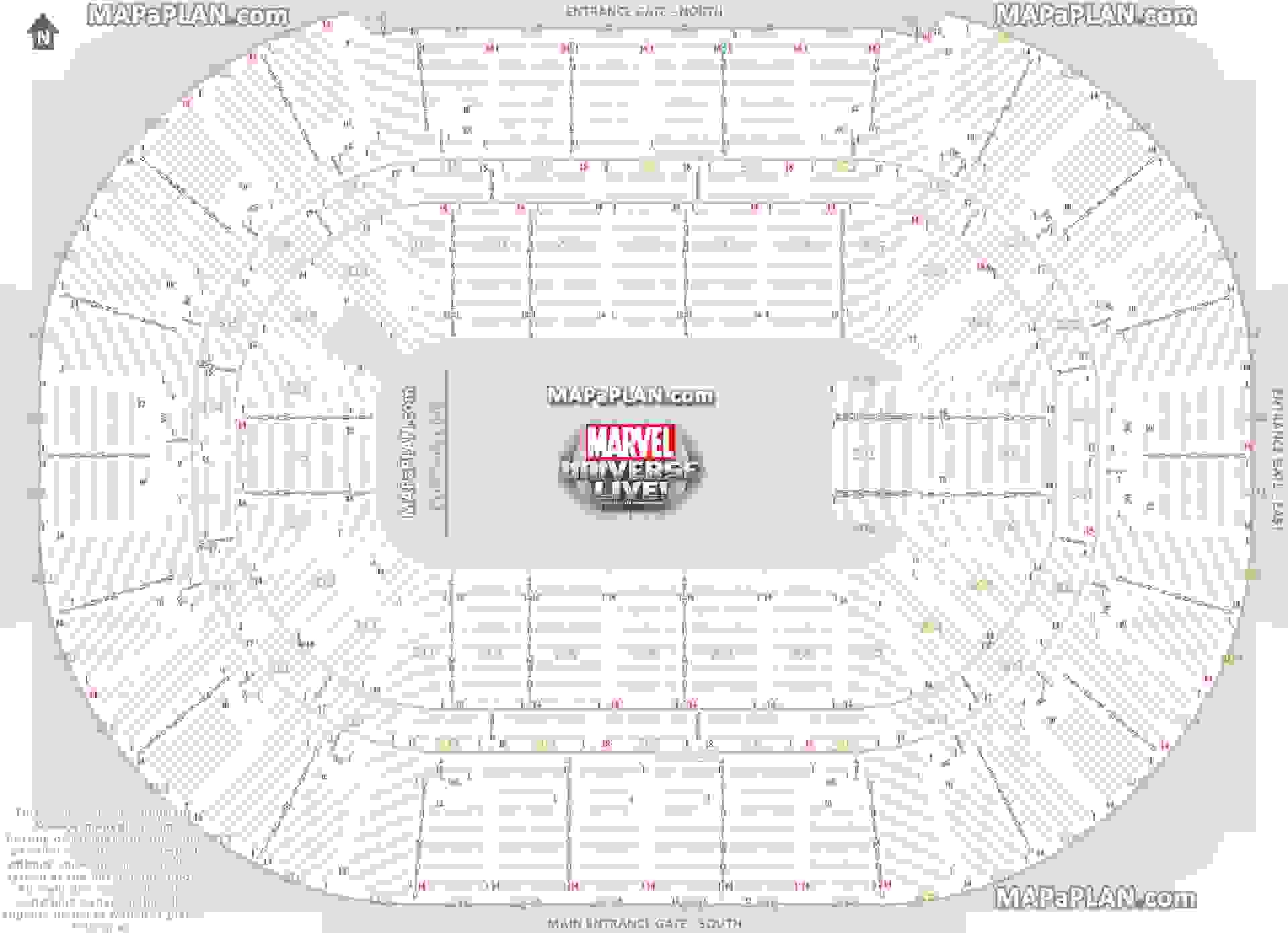 Anaheim Honda Center Seating Chart Marvel Universe Live Printable Virtual Information Guide With Full Exact Row Letters Plan Row AA BB CC DD EE FF GG HH JJ KK LL 
