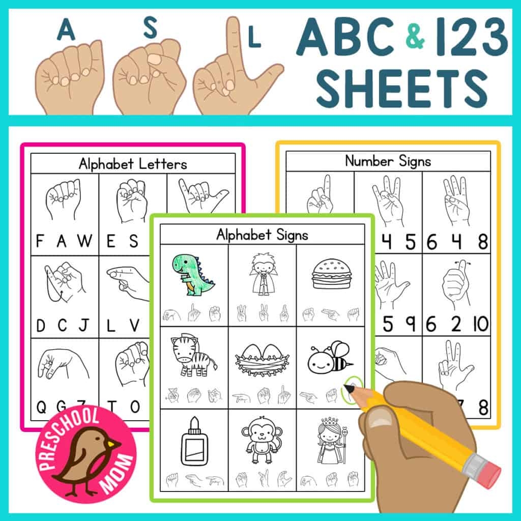 Asl Printable Chart