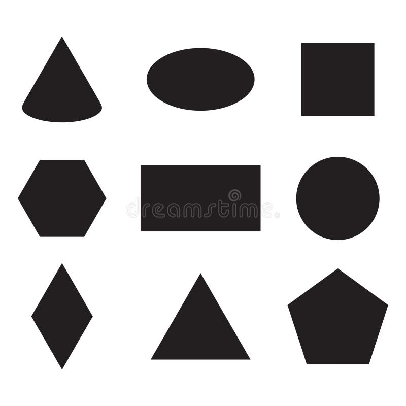 Basic Black Shapes Stock Illustrations 7 086 Basic Black Shapes Stock Illustrations Vectors Clipart Dreamstime