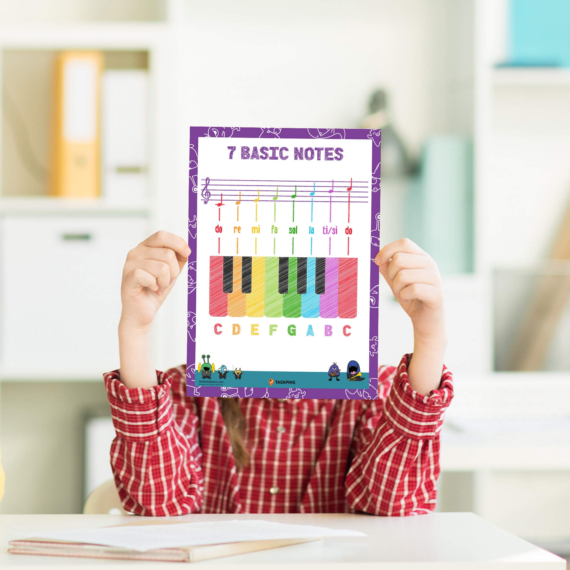 Basic Music Notes Printable Poster Basic Music Notes Printable Poster