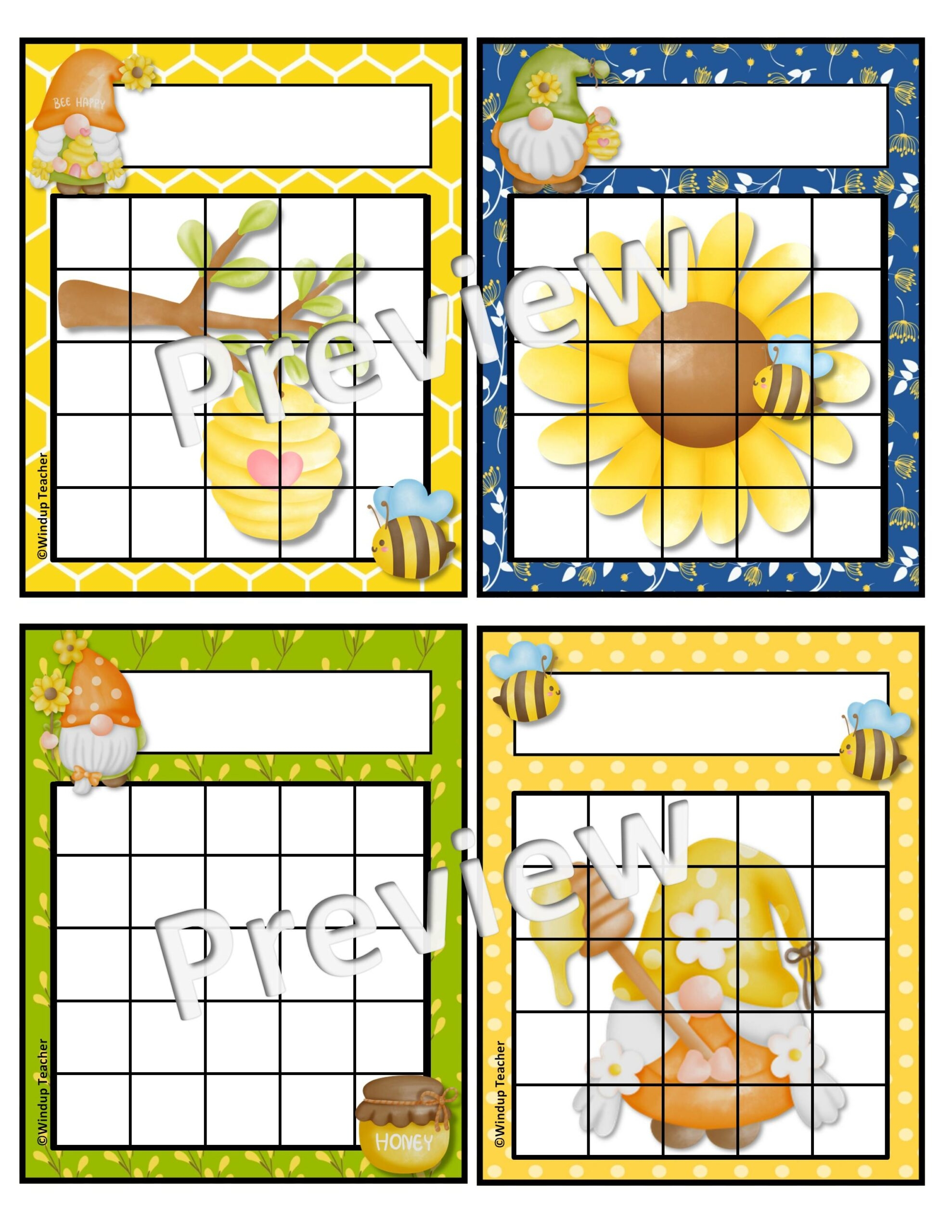 Printable Bee Incentive Charts Printable Bee Incentive Charts