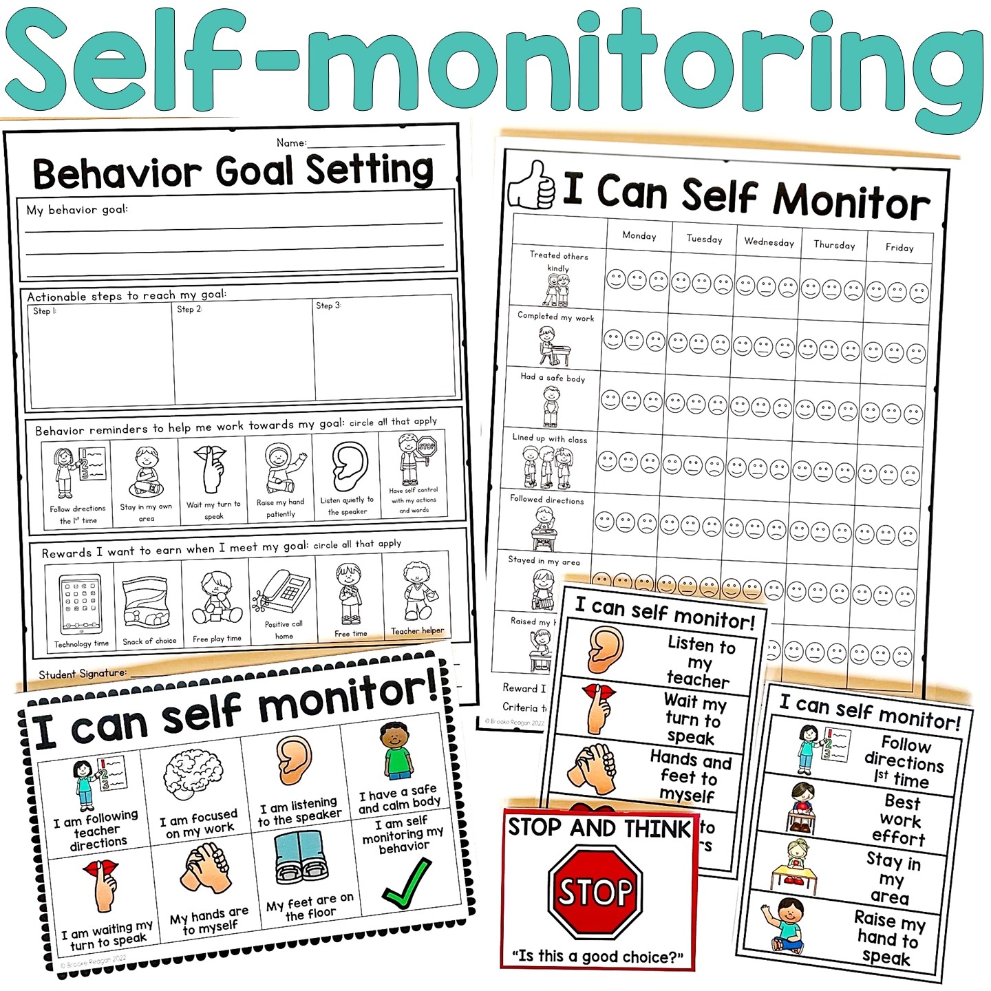 Behavior Self Monitoring Brooke Reagan s Class