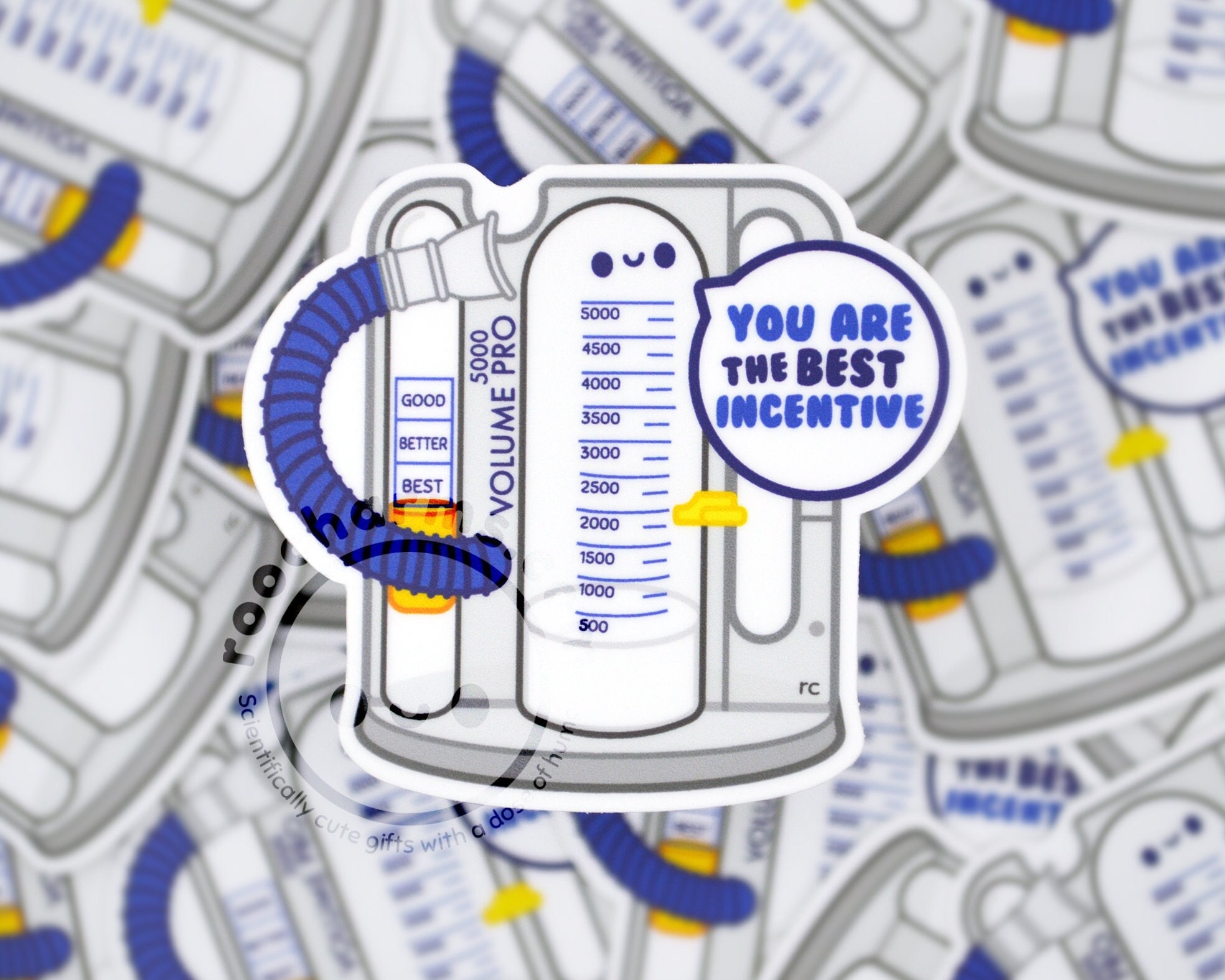 Best Incentive Spirometer Waterproof Vinyl Sticker For Nurses Week Gift Nursing Students Respiratory Therapists RT Students Healthcare Etsy