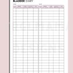 Bladder Diary Tracker Printable Urination Symptoms Log PDF Etsy Denmark