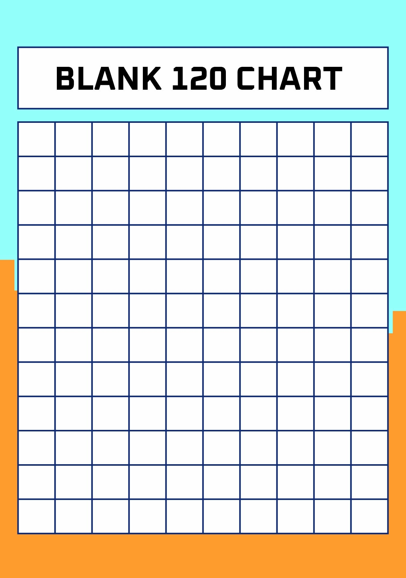 Blank 120 Chart 10 Free PDF Printables Printablee