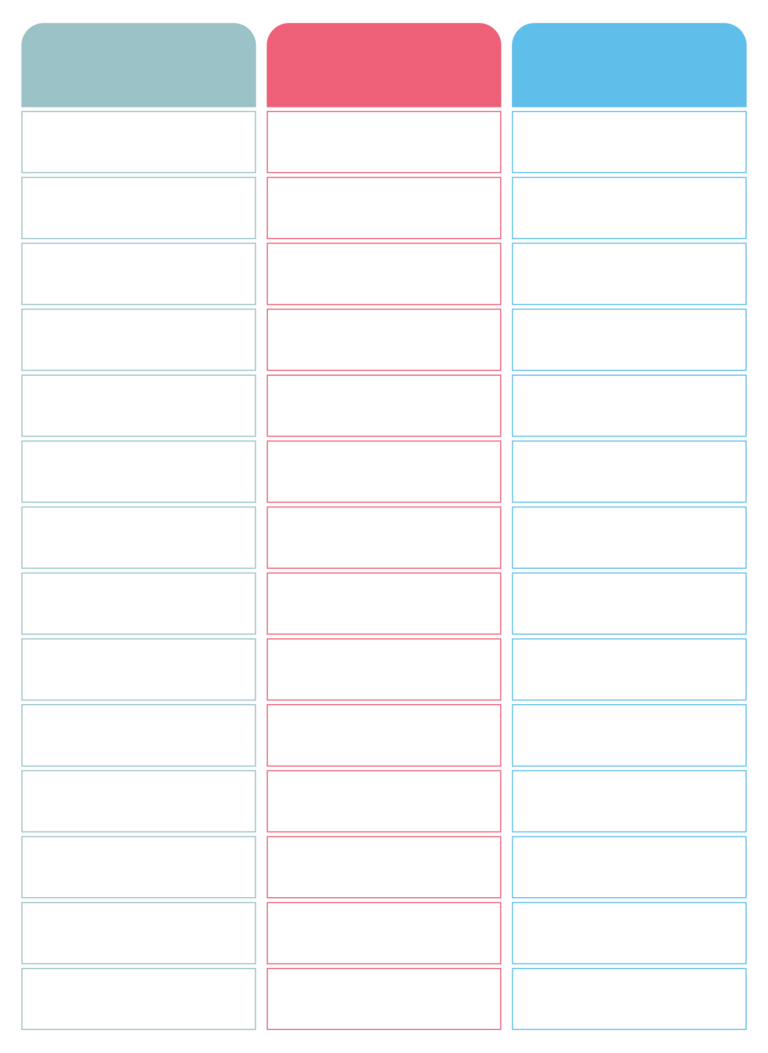 Blank Chart With Lines 10 Free PDF Printables Printablee