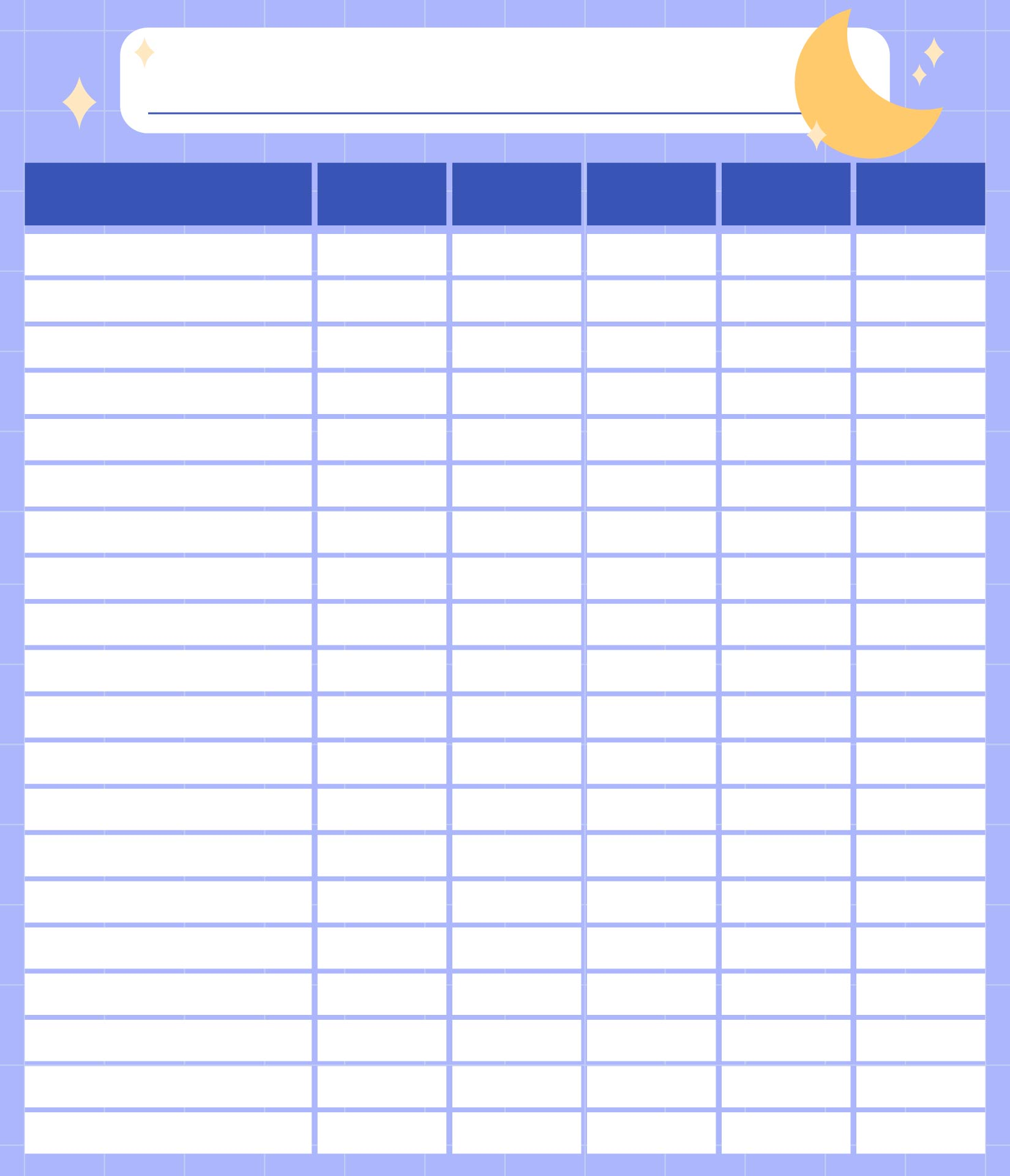 Blank Chart With Lines 10 Free PDF Printables Printablee