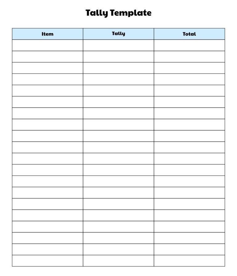 Blank Data Charts 10 Free PDF Printables Printablee