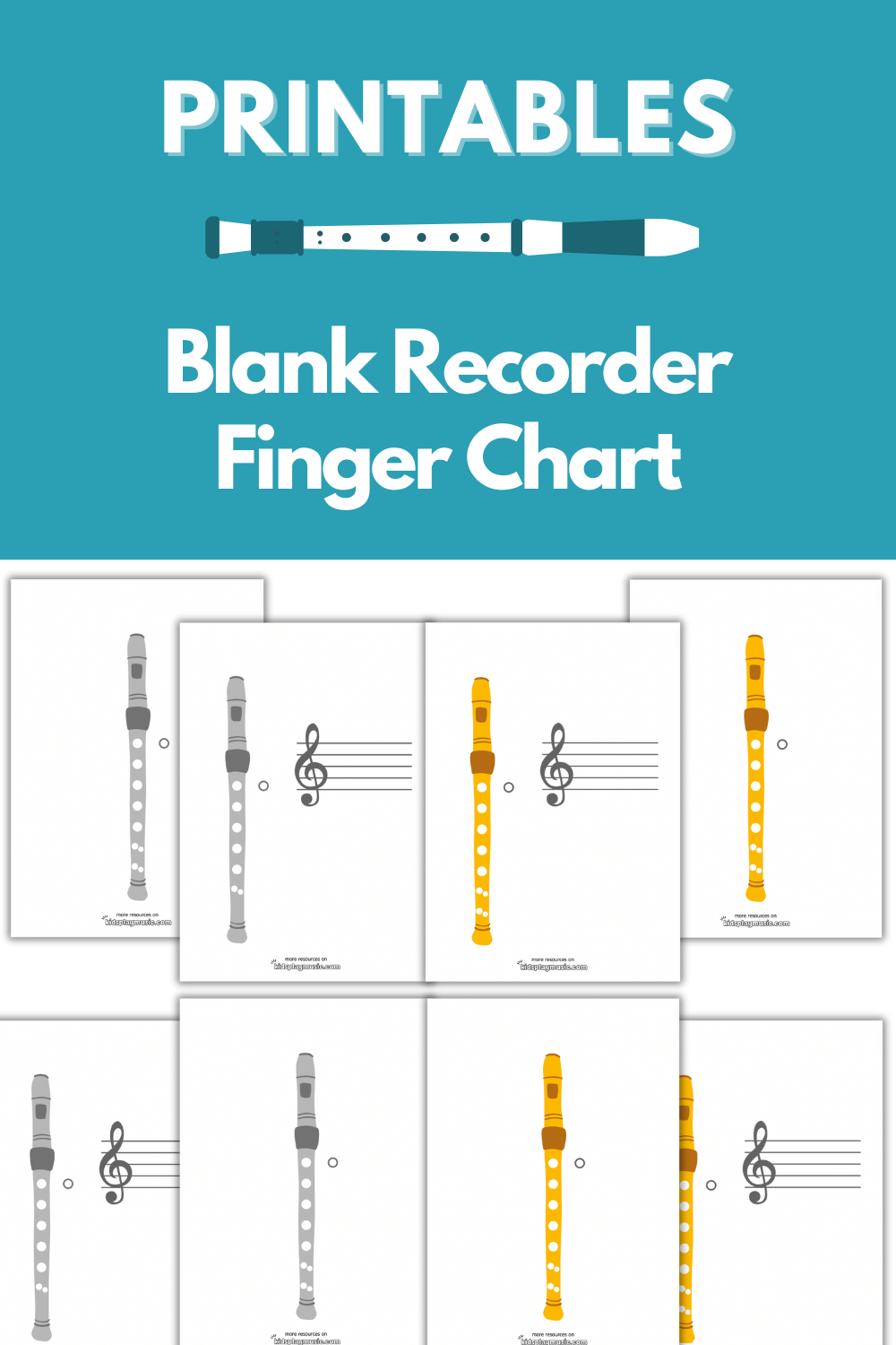 Blank Recorder Fingering Chart KidsPlayMusic