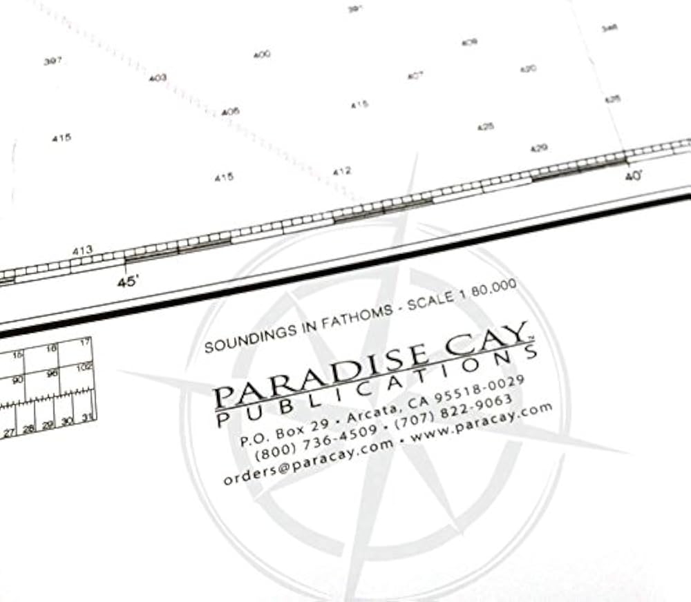 Block Island Sound Paradise Cay Publications Inc NOAA Training Chart 3 Pack Green Charts