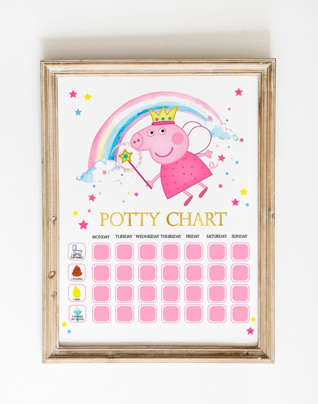 Bluey Potty Training Toilet Peppa Pig Potty Toilet Training Reward Chart With 56 Stickers Potty Training Book