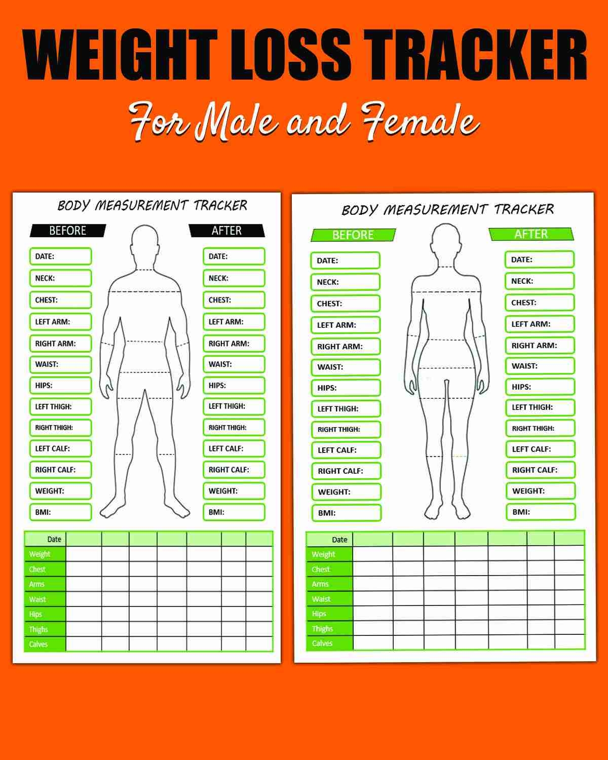 Taking Measurements For Weight Loss Chart Taking Measurements For Weight Loss Chart