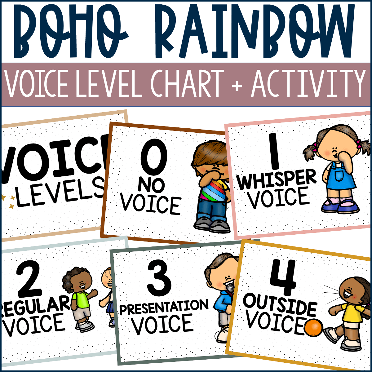 Free Printable Voice Level Chart