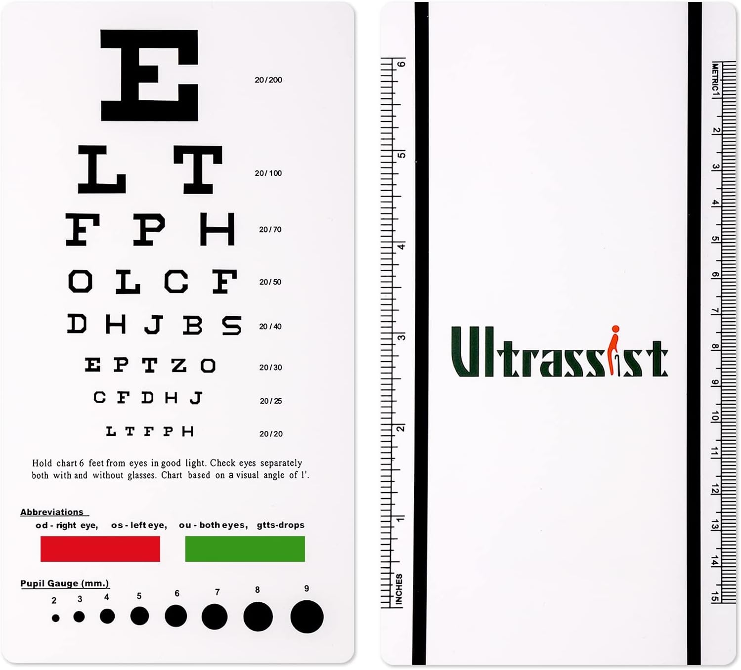 Printable Reading Eye Chart