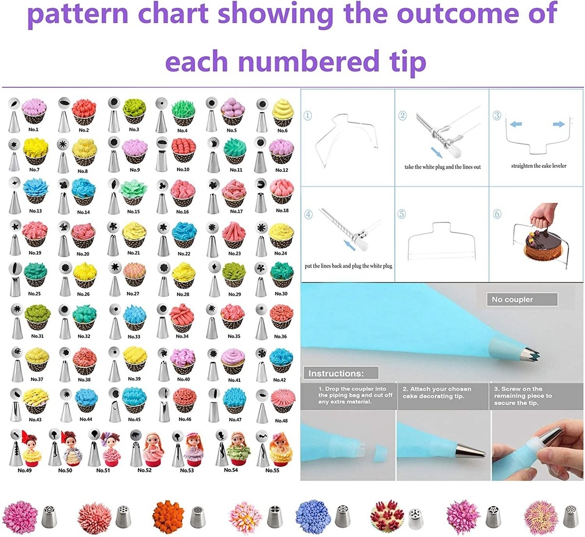 Cake Decorating Supplies Kit For Beginners Baking Pastry Tools Cake Baking Set EBay