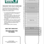 Chart Printable Children Foot Size Printable Infant Shoe Size Kids Shoe Size Chart Cm Child Foot