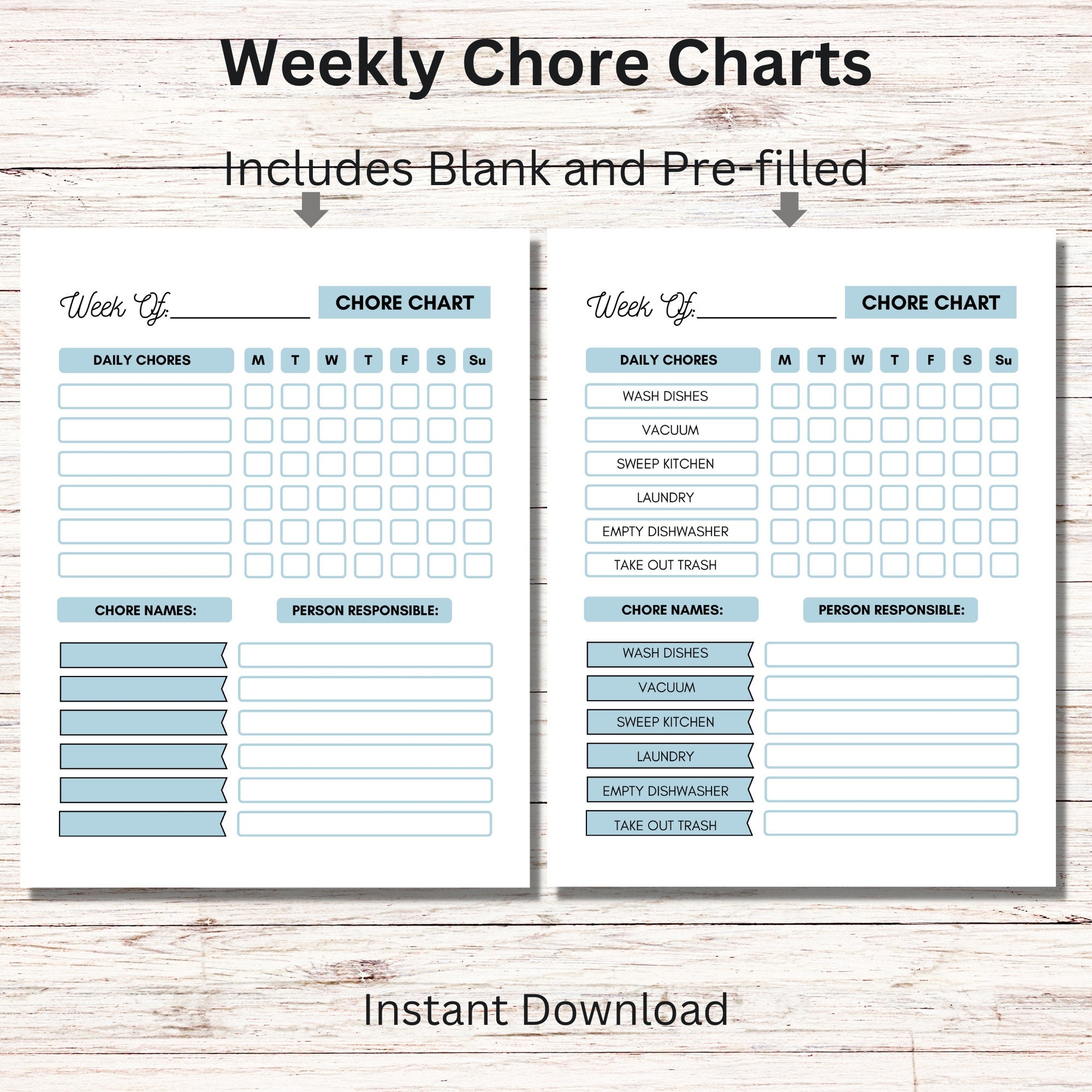 Chore Chart Printable Daily Chore Chart Couples Chore Chart Family Chore Chart Printable PDF Chore Chart For Roommates Weekly Chores Etsy Chore Chart Printable Daily Chore Chart Couples Chore Chart Family Chore Chart Printable PDF Chore Chart For Roommates Weekly Chores Etsy