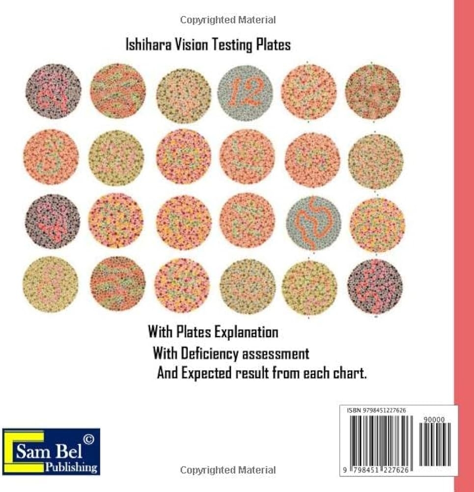 Printable Color Blindness Charts