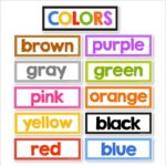 Color Word Posters Classroom Signs Kinder Craze