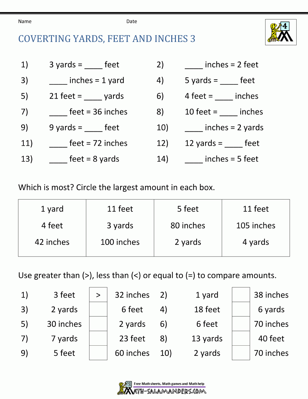 Converting Customary Units Converting Customary Units