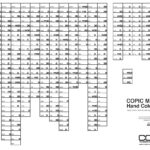 Copic Color Chart Blank FREE