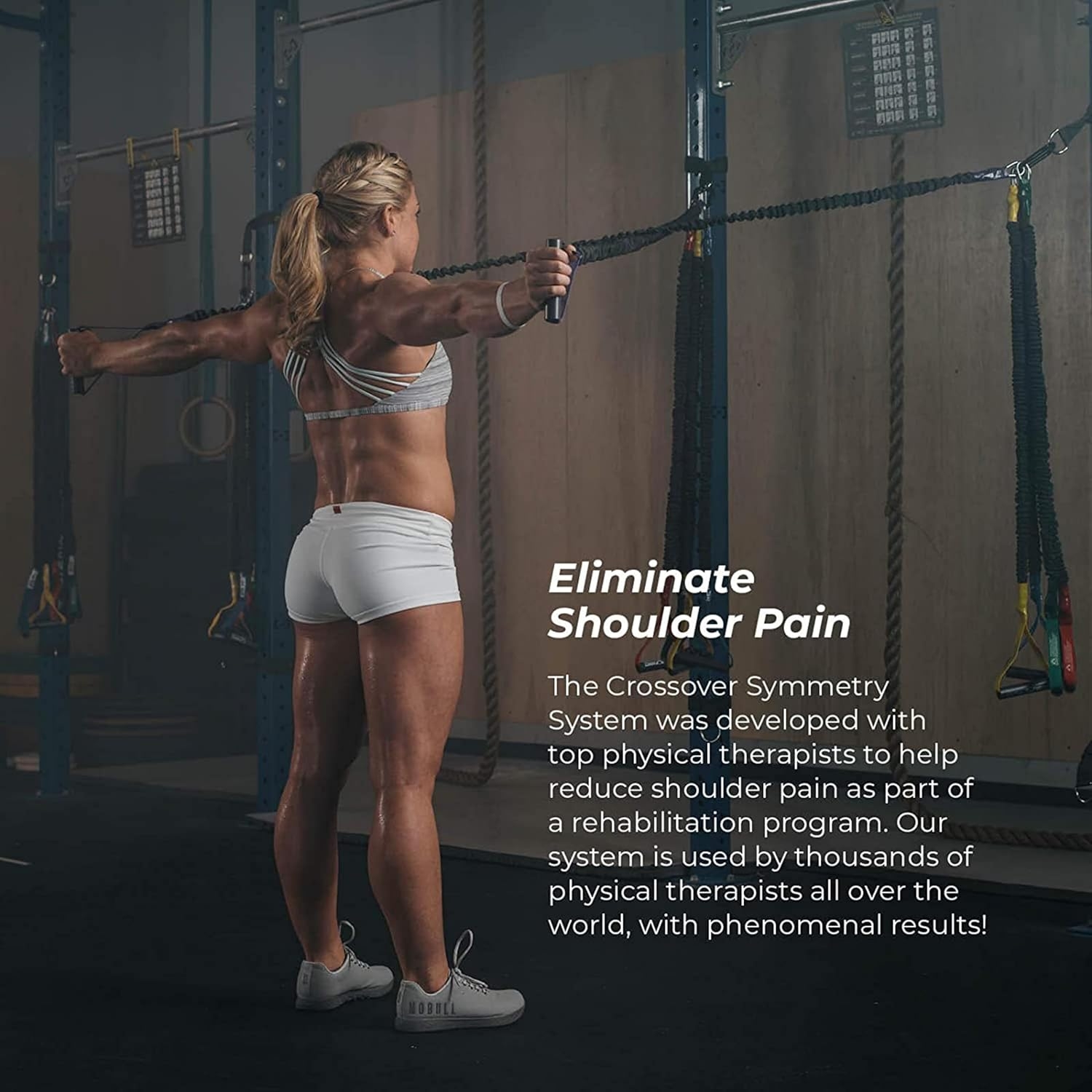 Crossover Symmetry Exercise Chart Printable Crossover Symmetry Shoulder System Includes Two Sets Of Resistance Ban StrideForce Fitness Crossover Symmetry Chart