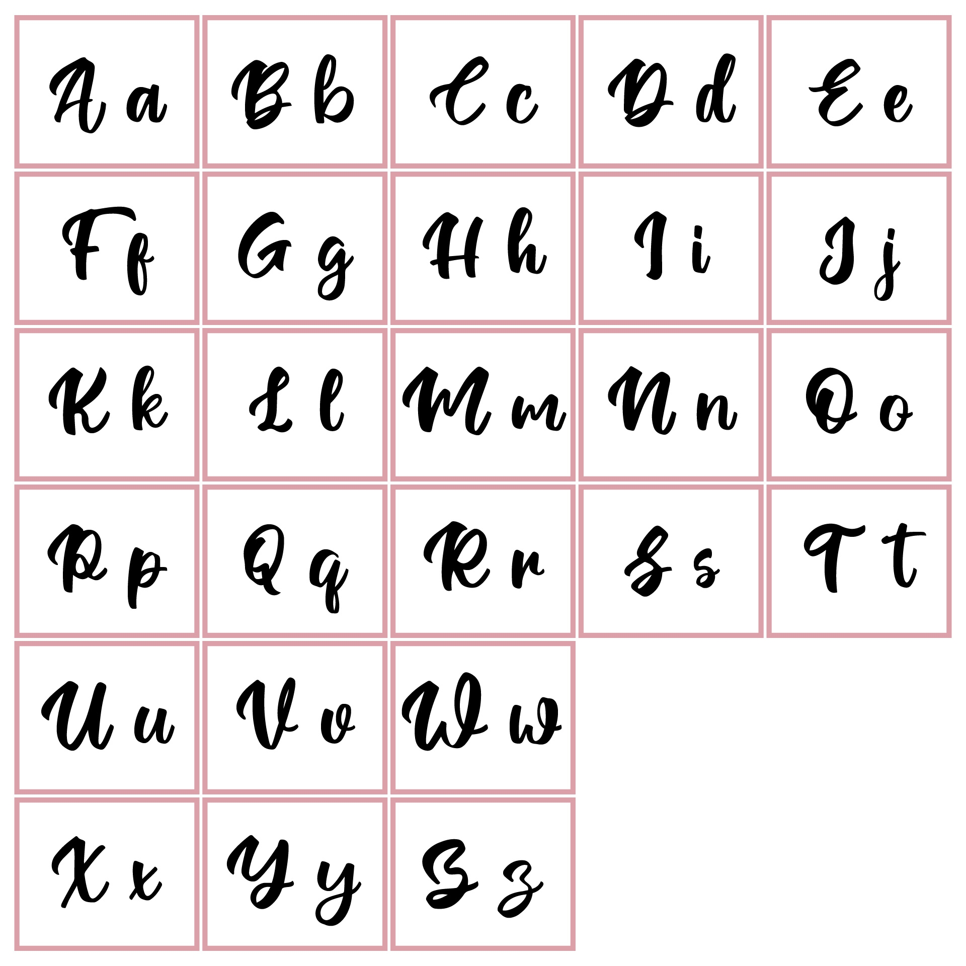 Cursive Alphabet 10 Free PDF Printables Printablee Cursive Alphabet 10 Free PDF Printables Printablee