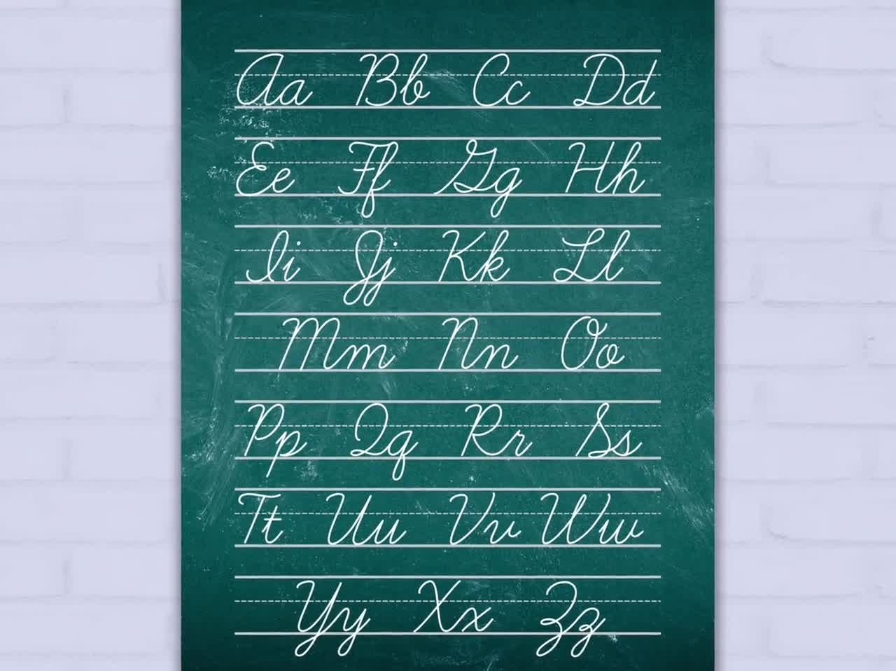 Cursive Alphabet Chart Handwriting Practice Cursive Worksheet Cursive Alphabet Poster Cursive Alphabet Print Digital Download Printable Etsy Cursive Alphabet Chart Handwriting Practice Cursive Worksheet Cursive Alphabet Poster Cursive Alphabet Print Digital Download Printable Etsy