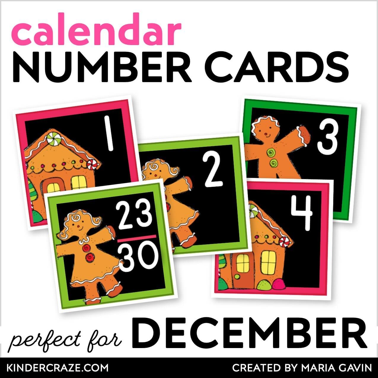 Printable Calendar Numbers For Pocket Chart