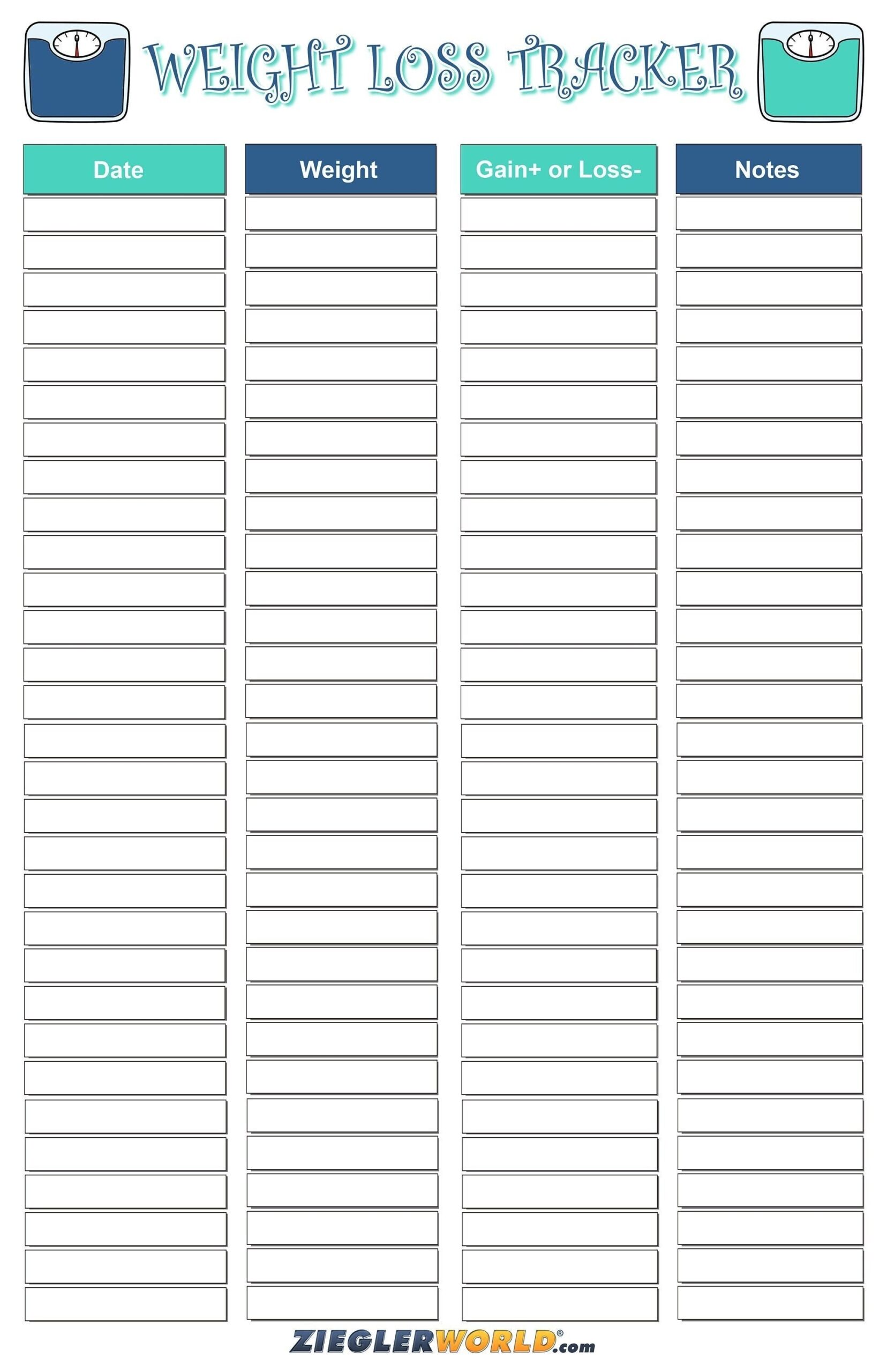 Digital Download Printable Weight Tracker Chart Track Your Progress Dry Erase Pen 11 X17 Perfect Weight Loss Gain Tracker Etsy