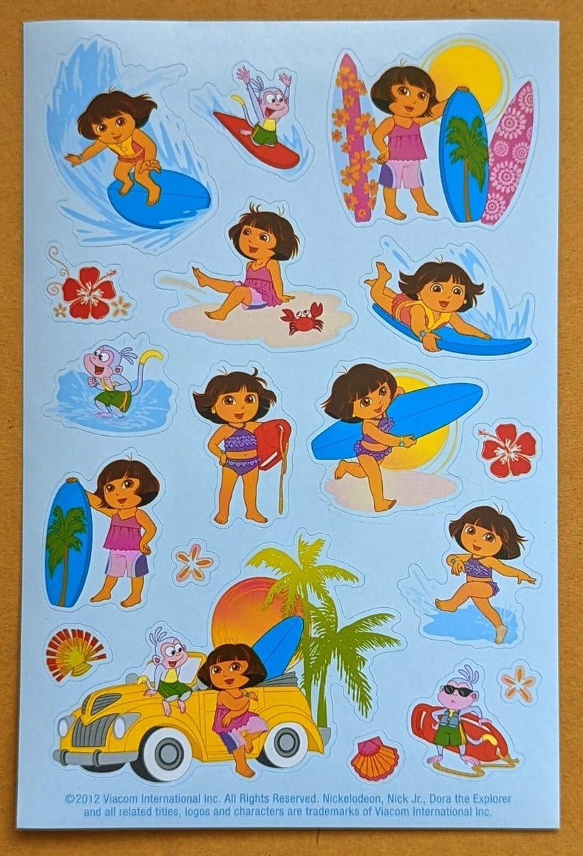 Dora Explorer Sticker Sheet EBay