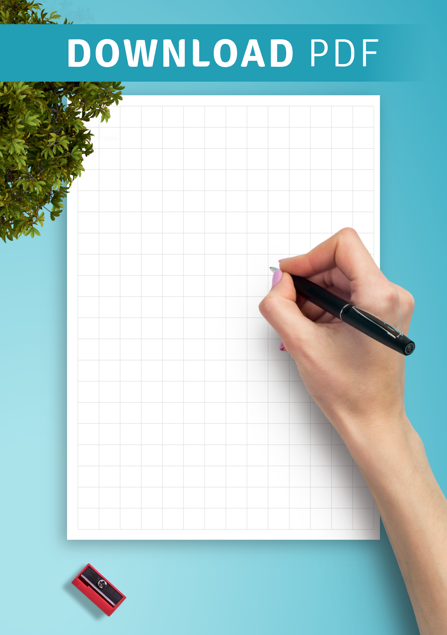 Download Printable Graph Paper 1cm Square PDF