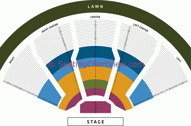 DTE Energy Music Theatre Clarkston MI Seating Chart View