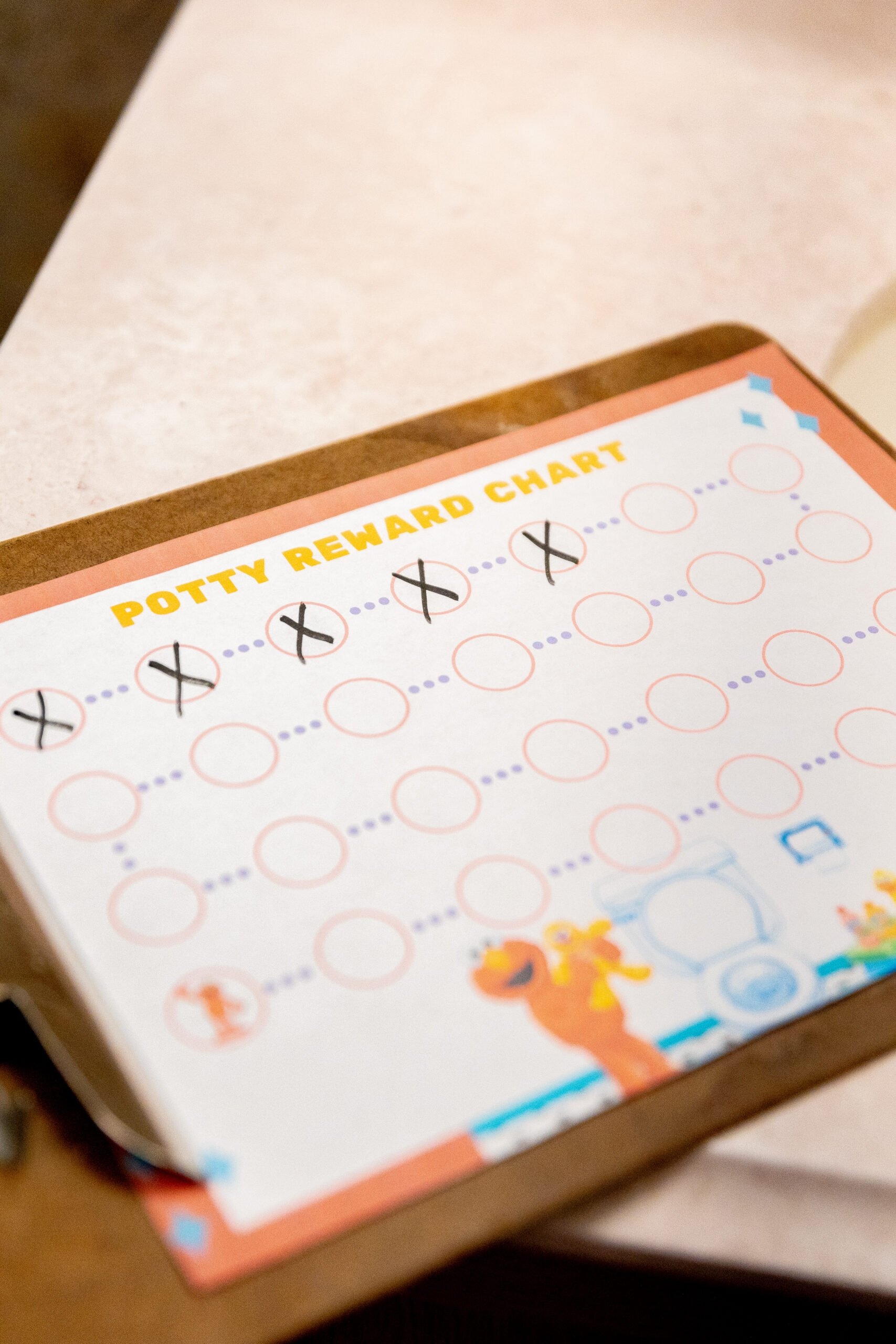 Printable Monthly Potty Training Chart Diy