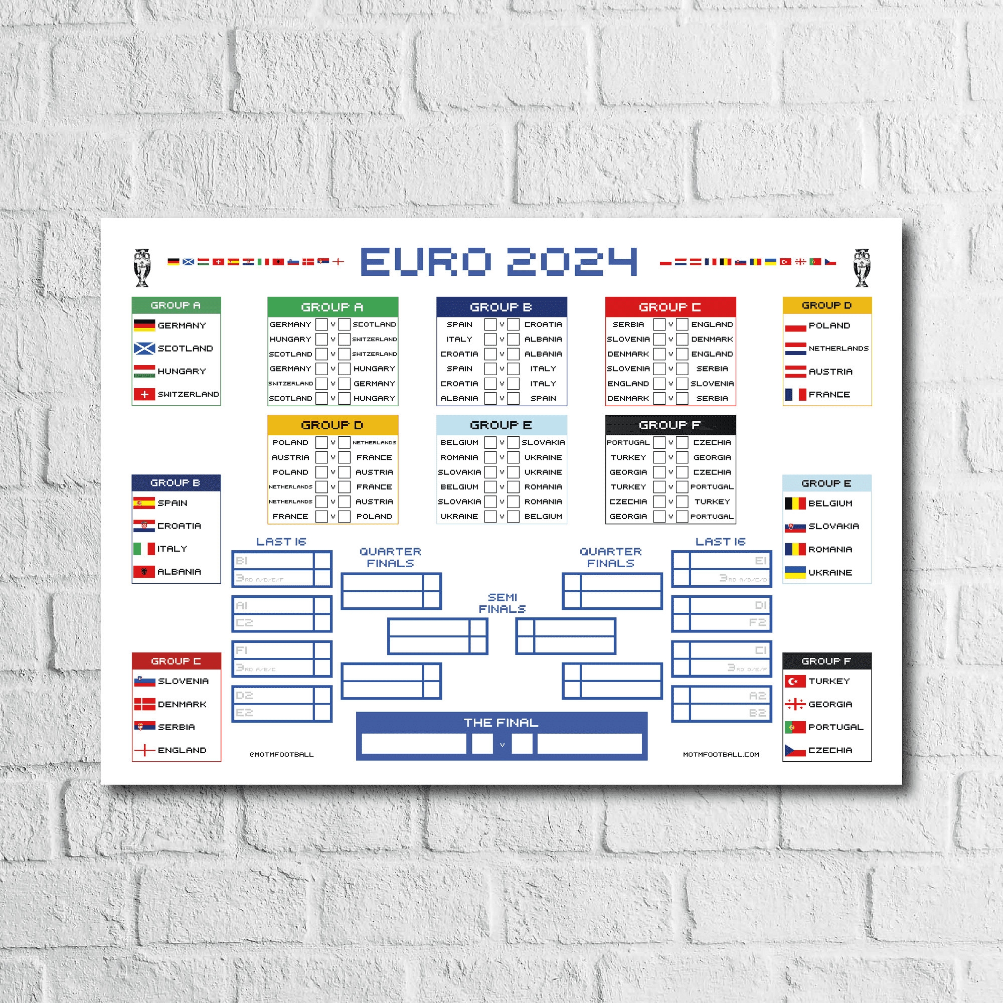 Euro 2024 Retro Gaming Football Wall Chart digital Download PDF Etsy Euro 2024 Retro Gaming Football Wall Chart digital Download PDF Etsy