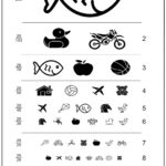 Eye Test Chart For Kids PRINT READY Etsy