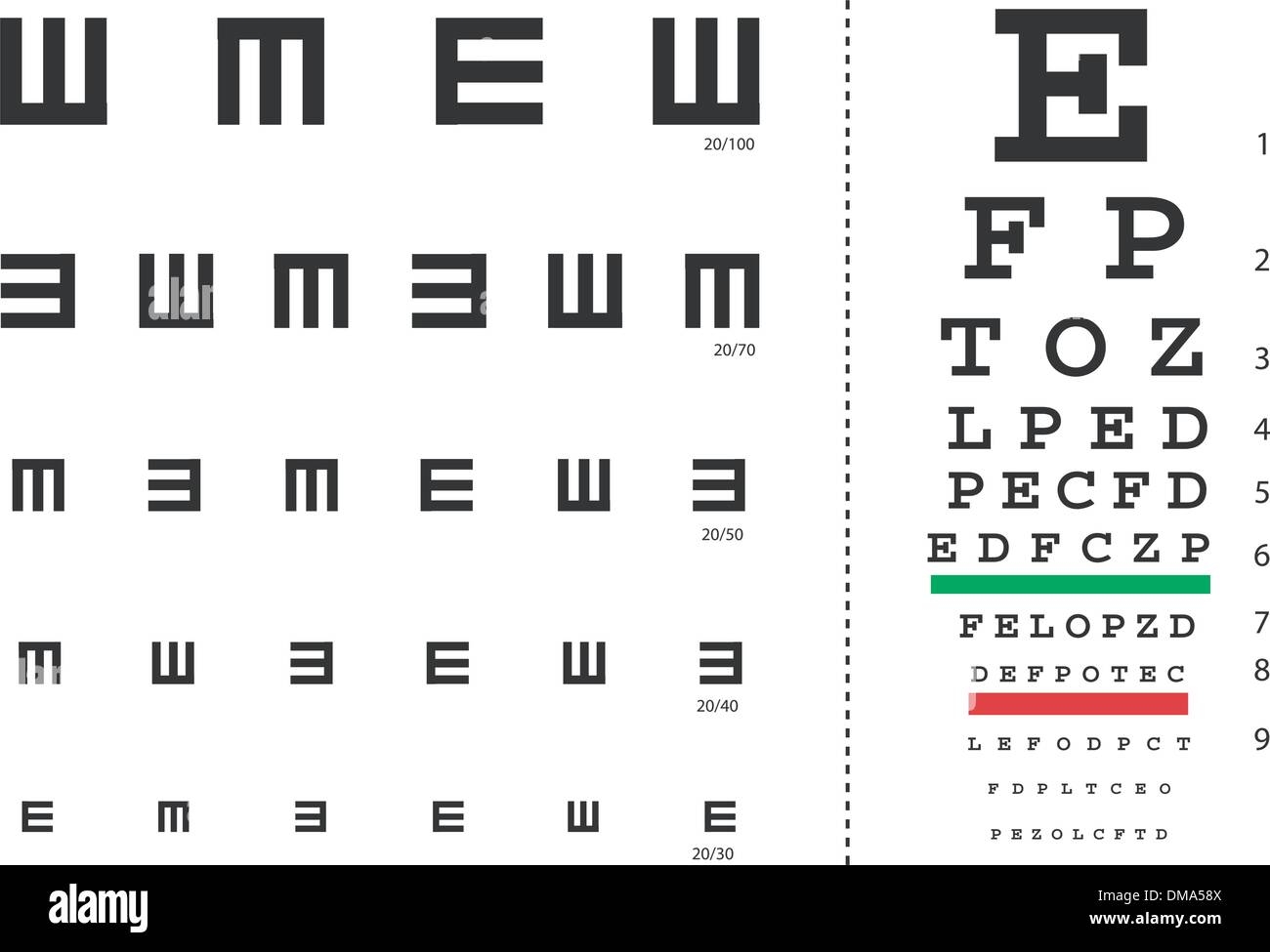 Eye Test Distance Chart Eye Test Chart Poster Print Vision Check Optometry Art 138 UK Rapid Eye Test Distance Chart