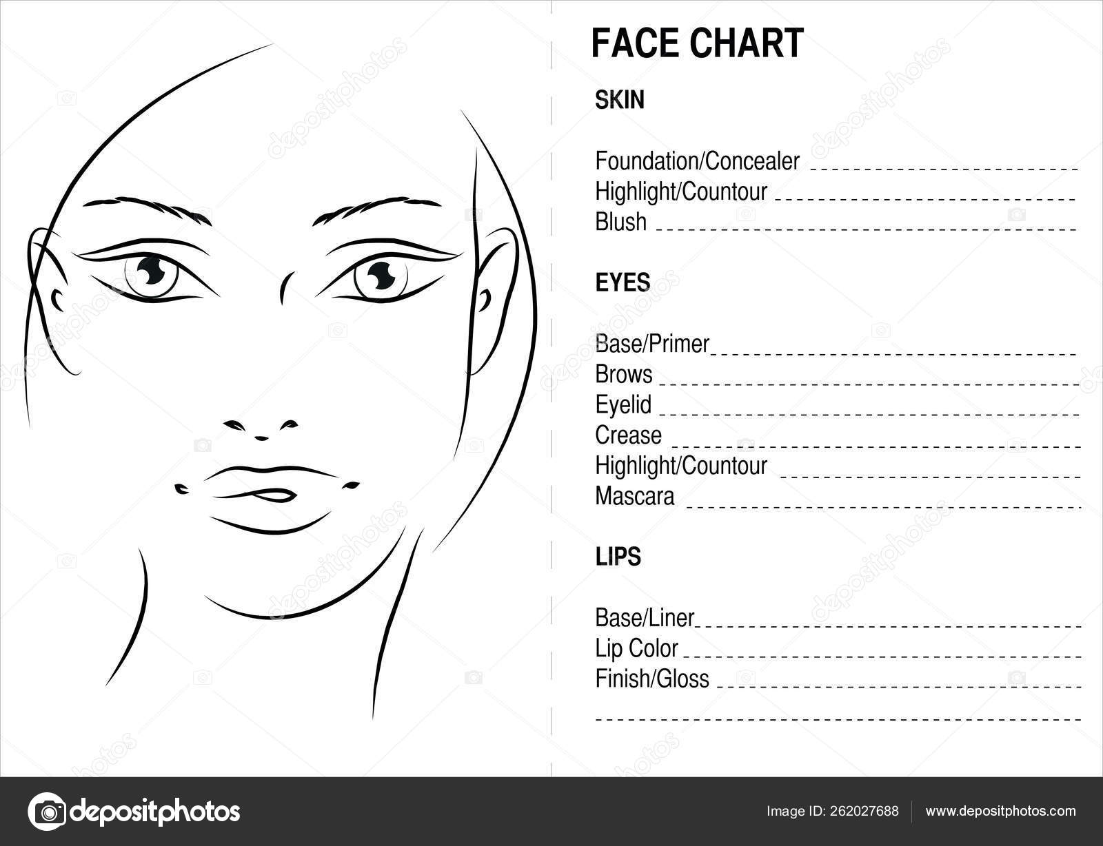 Face Chart Makeup Artis Blank Face Charts Stock Photo YAYImages 262027688 Face Chart Makeup Artis Blank Face Charts Stock Photo YAYImages 262027688