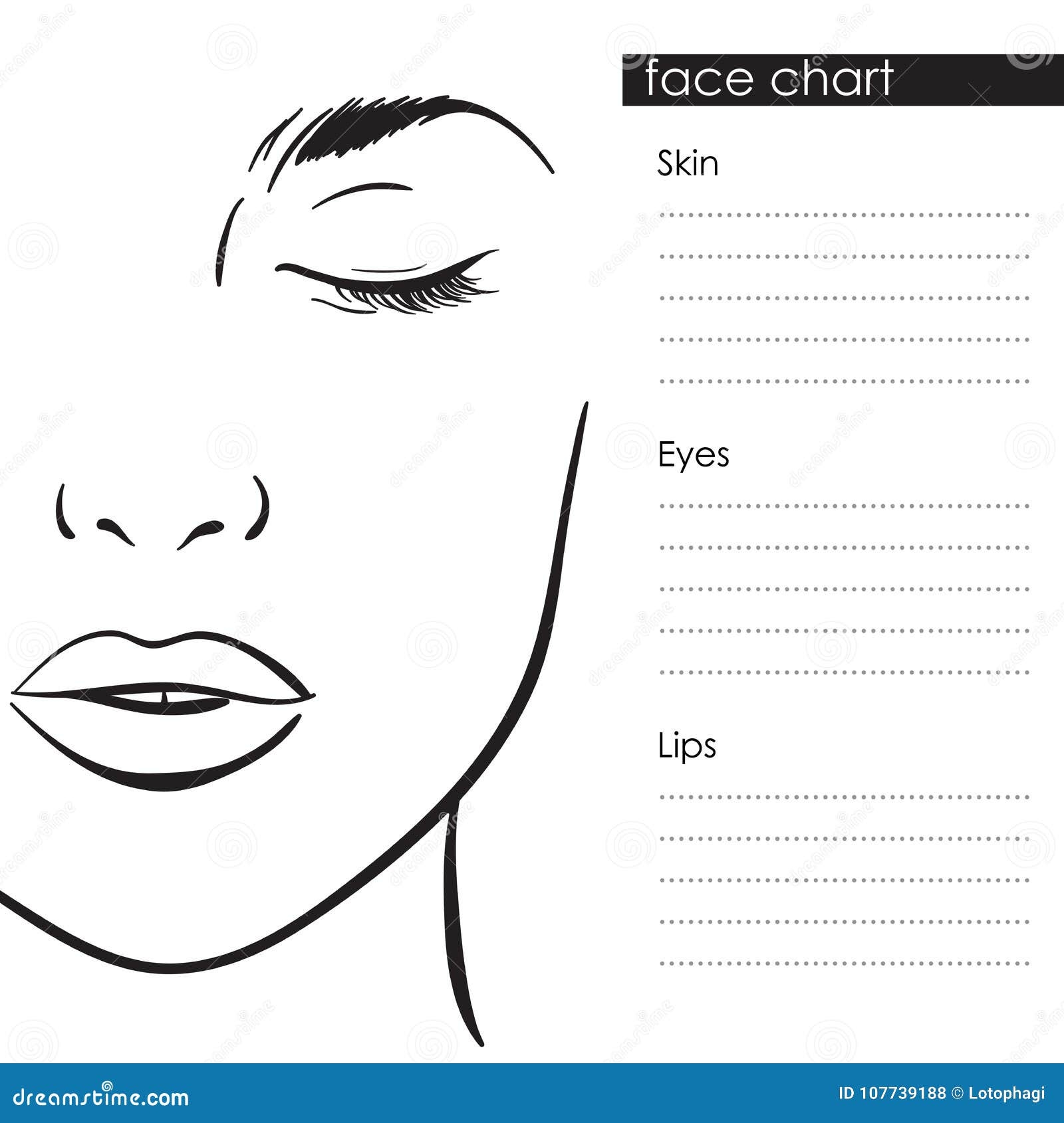 Face Chart Template Stock Illustrations 2 279 Face Chart Template Stock Illustrations Vectors Clipart Dreamstime