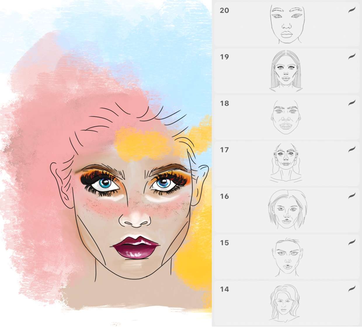 James Charles Face Chart Printable