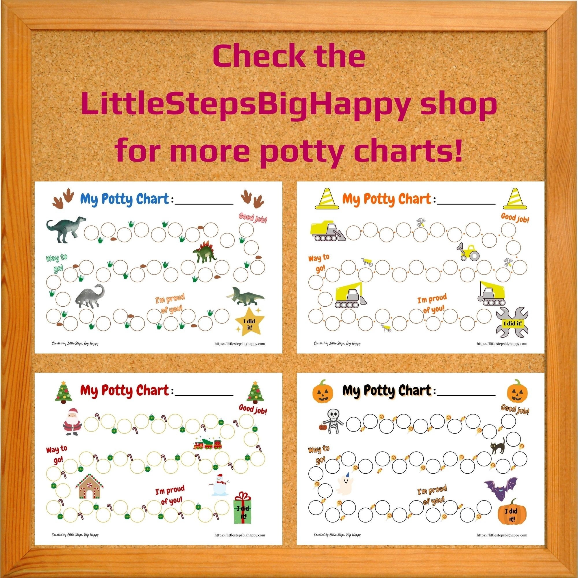 Fairy Potty Training Chart Printable Reward Sticker Chart PDF Etsy