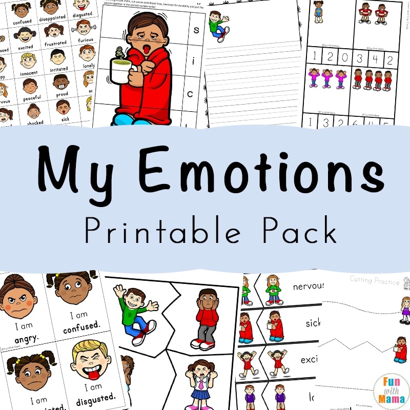 Emotions Chart For Preschoolers Printable